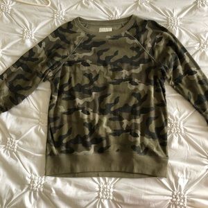 Camo Crewneck Sweatshirt